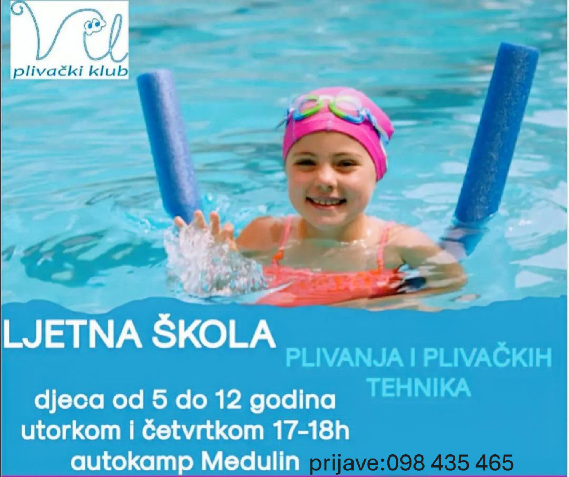 Počinje ljetna škola plivanja i plivačkih tehnika - Plivački klub Val